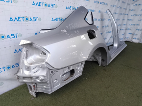 Quarter wing rear right VW Passat b7 12-15 USA silver on body, pokes