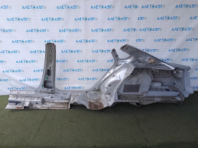 Quarter wing rear right VW Passat b7 12-15 USA silver on body, pokes