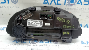 Audi Q7 16-19 digital instrument cluster, 107k, with projection, scratches on the glass