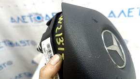 Airbag in the steering wheel, driver's side, Mercedes W213 E 300/400/43/63 17-18, black, worn