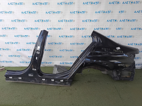 Quarter wing rear left BMW 3 G20 19-24 on the body, black, dent