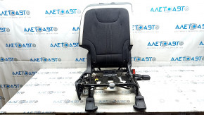 Rear seats, 2nd row, upper right, Kia EV6 22-24, combined leather, black and gray, heated, GT-Line