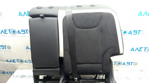 Left rear seat back for Kia EV6 22-24, black and gray leather combination, heated, GT-Line, scratches