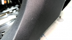 Left rear seat back for Kia EV6 22-24, black and gray leather combination, heated, GT-Line, scratches