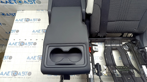 Left rear seat back for Kia EV6 22-24, black and gray leather combination, heated, GT-Line, scratches