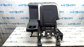Left rear seat back for Kia EV6 22-24, black and gray leather combination, heated, GT-Line, scratches