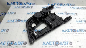 Audi Q7 16-19 center console trim, gloss black, polished, dents, scratches