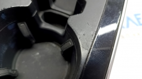 Audi Q7 16-19 center console trim, gloss black, polished, dents, scratches