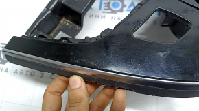 Audi Q7 16-19 center console trim, gloss black, polished, dents, scratches