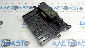 Audi Q7 16-19 center console pocket, glossy black, scratches