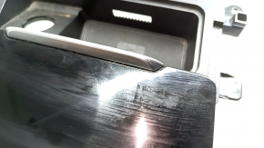 Audi Q7 16-19 center console pocket, glossy black, scratches
