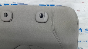 Chrysler Pacifica 17-20 driver's seat with airbag, black leather, brown stitching, electric, heated, memory, scratches on the linings