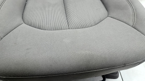 Chrysler Pacifica 17-20 driver's seat with airbag, black leather, brown stitching, electric, heated, memory, scratches on the linings