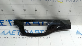 Lower left front panel insert for Audi Q7 16-19, dark wood (gray-brown oak), scratches
