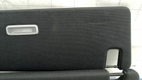 Left sun visor for Audi Q7 16-25, black, without hook, with lamp, needs cleaning, scratches