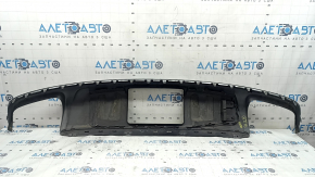 Audi Q7 16-19 rear bumper lip for towbar, silver, scratches