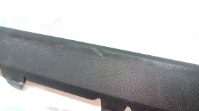 Audi Q7 16-19 rear bumper lip trim, black, textured, scratches