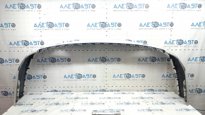 Bare rear bumper, lower part, Audi Q7 16-19, for 4 parking sensors, white, scratched