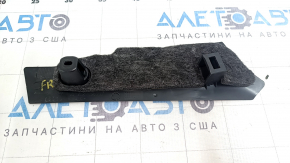 Audi A6 C7 12-18 black center console trim panel with cap, right front
