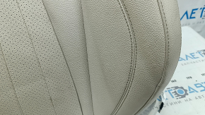 Mercedes W213 E 17-23 driver's seat backrest trim, beige, heated, wrinkled