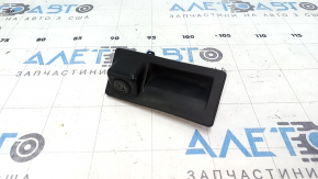 Audi Q7 16-19 trunk release button with camera, housing broken