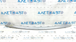 Mercedes W213 E 17-20 front bumper lower grille trim, chrome, AMG pack, scratches, broken fasteners