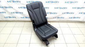 2nd row right seat for Audi Q7 16-19, black leather, heated, perforated, scratches