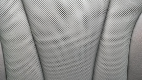 2nd row right seat for Audi Q7 16-19, black leather, heated, perforated, scratches
