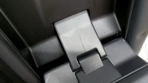 2nd row center seat for Audi Q7 16-19, black leather, with armrest and belt, dents
