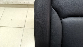 2nd row center seat for Audi Q7 16-19, black leather, with armrest and belt, dents