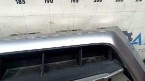 Audi Q7 16-19 radiator grille assembly, gray, for parking sensors, for camera, with emblems, sand