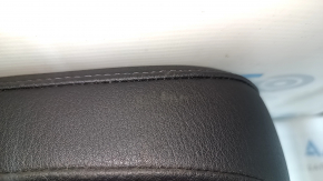 Rear right headrest, 2nd row, Audi Q7 16-19, leather, black, worn