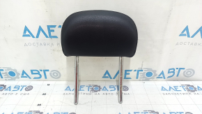 Rear left headrest, 2nd row, Audi Q7 16-19, leather, black, worn