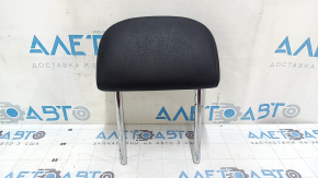 Rear left headrest, 2nd row, Audi Q7 16-19, leather, black, worn