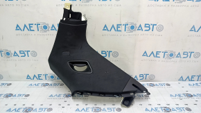 Right rear window trim for Audi Q7 16-23, black, scratched, worn