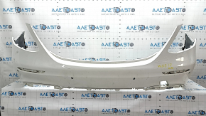 Bare rear bumper for Mercedes W213 E 17-20 with parking sensors and no moldings, AMG pack, silver, broken mounts