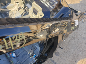Front right quarter panel of a Ford Escape MK3 2017-2019, black on the body, dents
