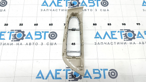 Front left window lift control trim Mercedes W213 E 17-23 beige