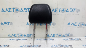 Front right headrest Audi Q7 16-19 leather, black, worn