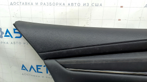 Rear left door panel, Mazda 3 20-22 4D, black leather, Mexico built, needs cleaning, scratches