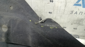 Rear left underbody protection for Audi Q7 16-25, torn and dented