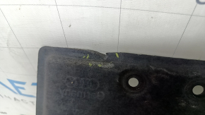 Rear left underbody protection for Audi Q7 16-25, torn and dented