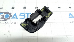 Mazda 3 19-24 4D rear right window control trim, glossy black, scratches
