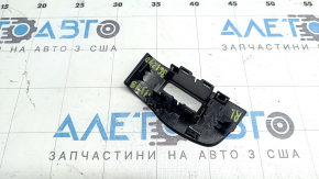 Mazda 3 19-24 4D rear left window control trim, glossy black, scratches