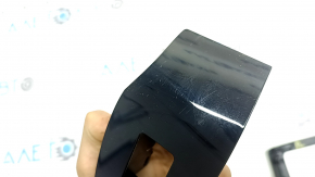 Mazda 3 19-24 4D front right window control trim, glossy black, scratches