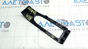 Front left window lift control trim for Mazda 3 19-24 4D, glossy black, scratches