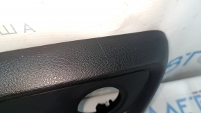 Right side passenger seat trim for Audi Q7 16-19, black, under lumbar support, scratches