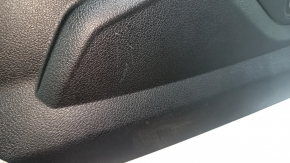 Right side passenger seat trim for Audi Q7 16-19, black, under lumbar support, scratches