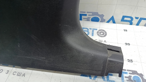 Lower right center pillar trim for Mazda 3 19-24, black, Mexico built, scratches
