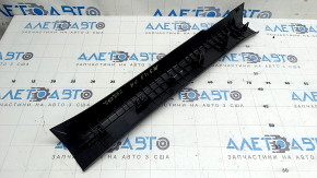 Front right door sill plate for Mazda 3 19-24, black, Mexico built, scratches